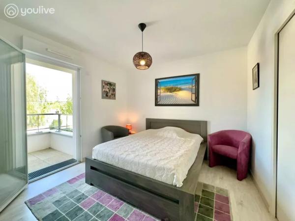 T3 avec terrasse plein sud et vue dégagée – Résidence récente à La Baule