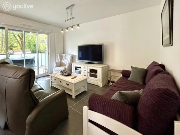 T3 avec terrasse plein sud et vue dégagée – Résidence récente à La Baule