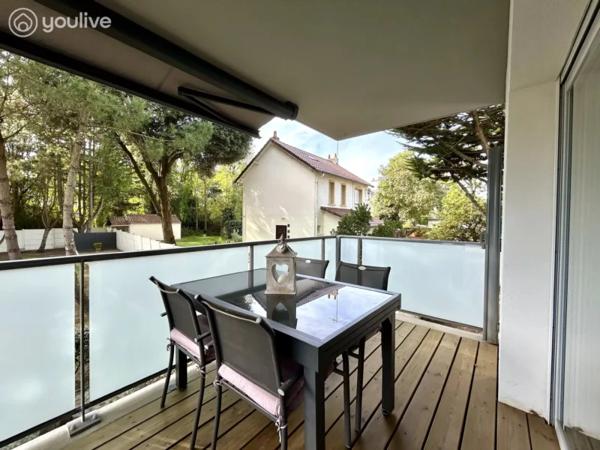 T3 avec terrasse plein sud et vue dégagée – Résidence récente à La Baule