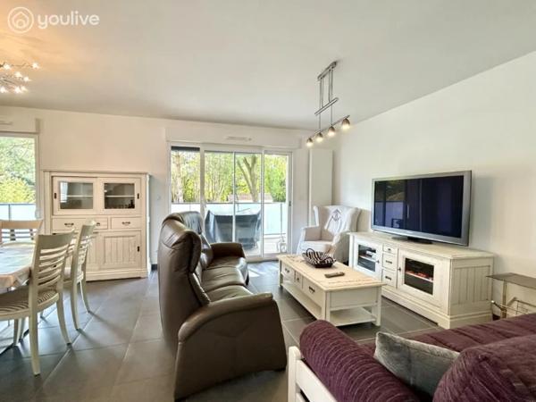 T3 avec terrasse plein sud et vue dégagée – Résidence récente à La Baule