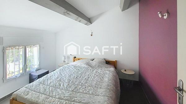 Maison T4 avec jardin, garage et stationnement – cœur de village, au calme