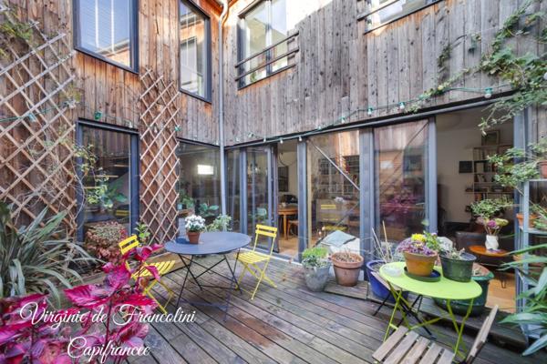 Montreuil-A vendre maison 130m2-terrasse-4 chambres-bureau indépendant-10mn à pied métro L9 et Mairie de Montreuil