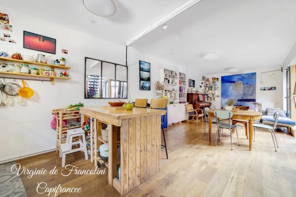 Montreuil-A vendre maison 130m2-terrasse-4 chambres-bureau indépendant-10mn à pied métro L9 et Mairie de Montreuil