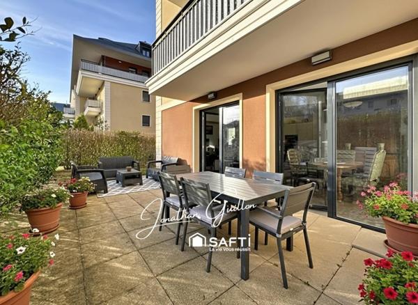 Appartement F3 de 78,73 m2 + Terrasse + Jardin / 2 places de parking / 2 caves