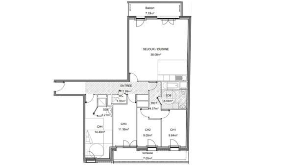 Appartement à vendre 5 pièces 110 m² Levallois-Perret