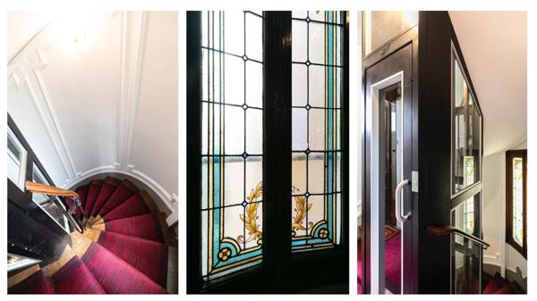 Appartement bourgeois rue Lamarck 2 pièces Charme