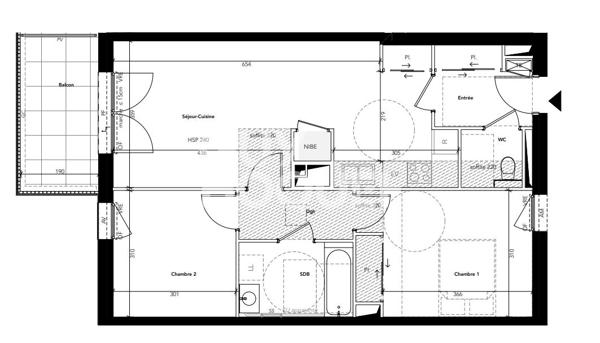 Appartement Aix Les Bains 3 pièce(s) 65 m2