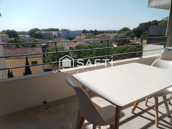 Appartement T3 avec terrasse et Garage fermé