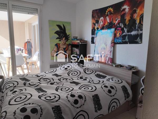 Appartement T3 avec terrasse et Garage fermé