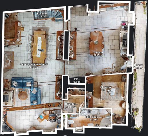 L'Escarène (06440) Duplex 140 m² divisible, balcon, centre L’Escarène