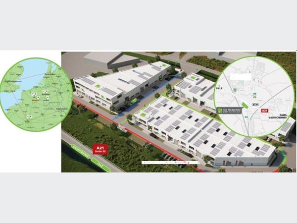 Entrepôt à Louer à ESCAUDAIN 1380 €