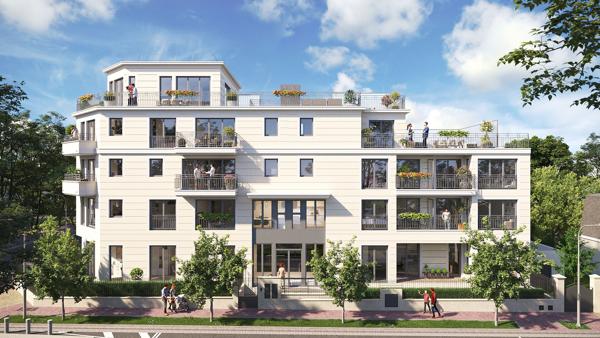 Appartement 2 pièces neuf de 45,31 m2 avec balcon, loggia et parking - Saint-Maur-des-Fossés
