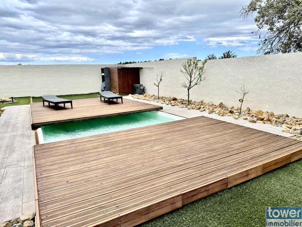 Villa T4/5 4 faces plain pied FITOU avec piscine Exclusivité