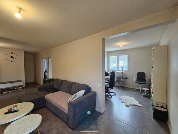 Appartement 3 pièces 1 chambre avec cave et parking