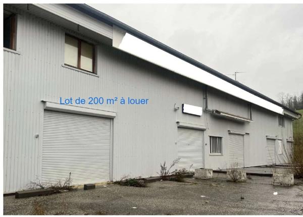 Local atelier à louer CHAMBERY (73) 200 m²