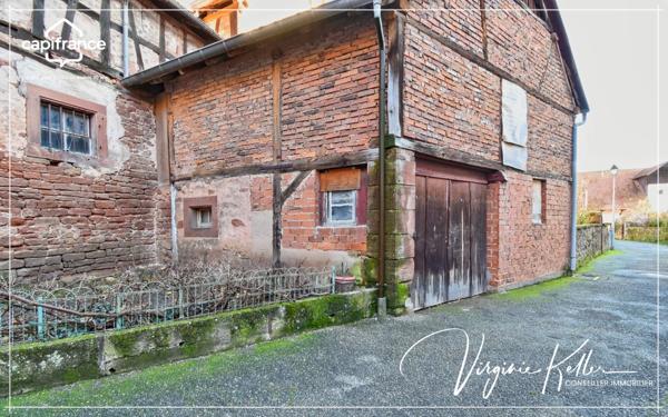 Dpt Bas-Rhin (67), à vendre proche de INGWILLER Maison à rénover de 145 m² - Dépendance 40 m² - Terrain de 125 m²