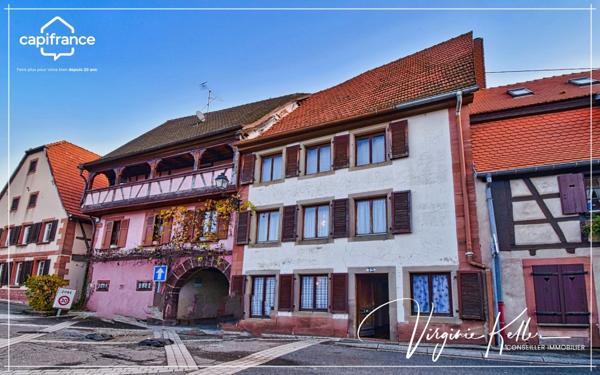 Dpt Bas-Rhin (67), à vendre proche de INGWILLER Maison à rénover de 145 m² - Dépendance 40 m² - Terrain de 125 m²