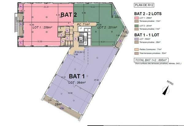 Bureaux à louer 1369 m² divisibles dès 435 m² - Sophia Antipolis