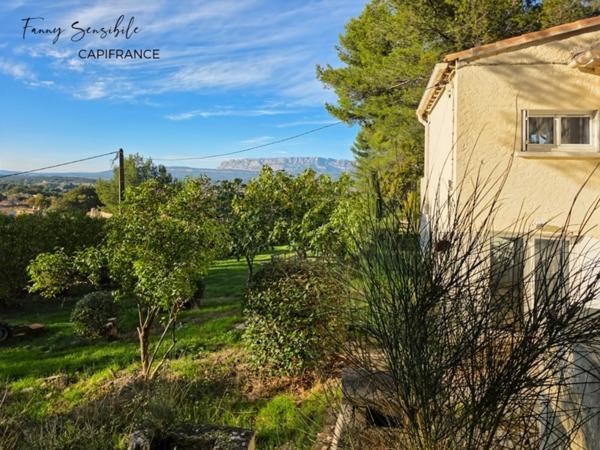 Maison 4 pièces 93 m2 - terrain 4100 m2 face à la Sainte-Victoire