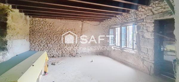 Maison en pierres 138 m2 habitable  avec jardin