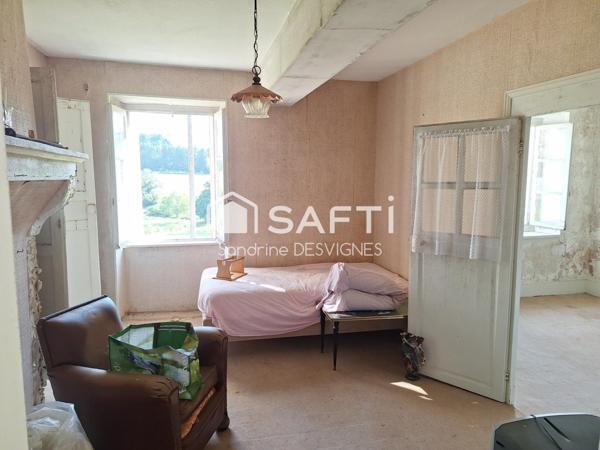 Maison en pierres 138 m2 habitable  avec jardin