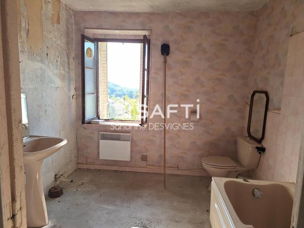 Maison en pierres 138 m2 habitable  avec jardin