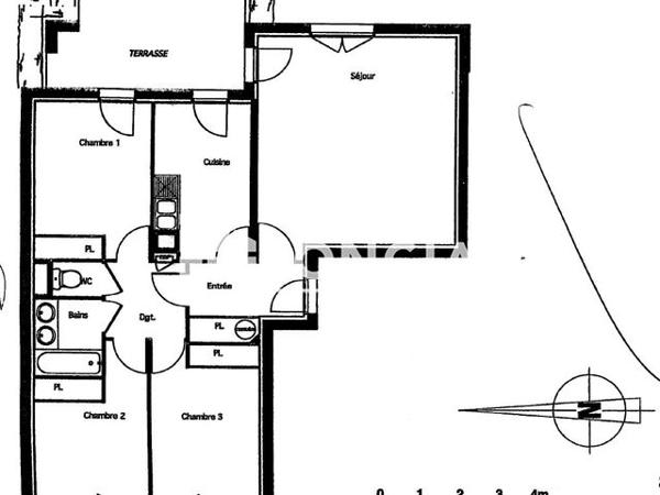 Location Appartement 4 pièces 82.22 m² - DOMAINE DU GRAND DUC Plaisance Du Touch 31830