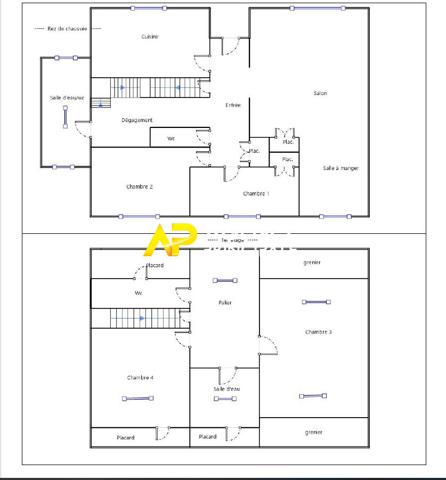 Sartrouville - Union - Maison 6 pièces, 4 chambres 120 m² avec garage 525 000 € **  - Référence  9568