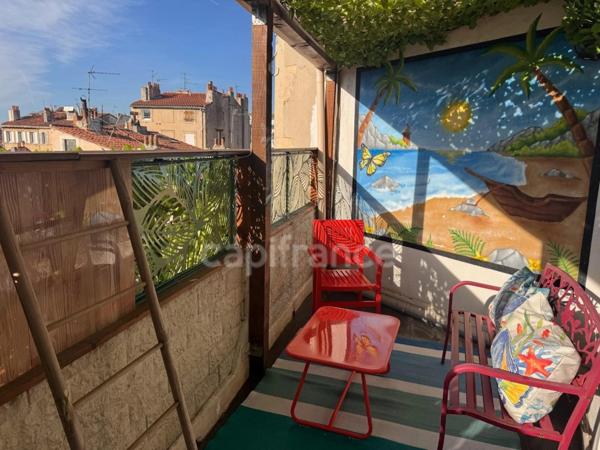 Appartement à vendre superbe 2 pièces MARSEILLE 6EME ARRONDISSEMENT (13) TERRASSE