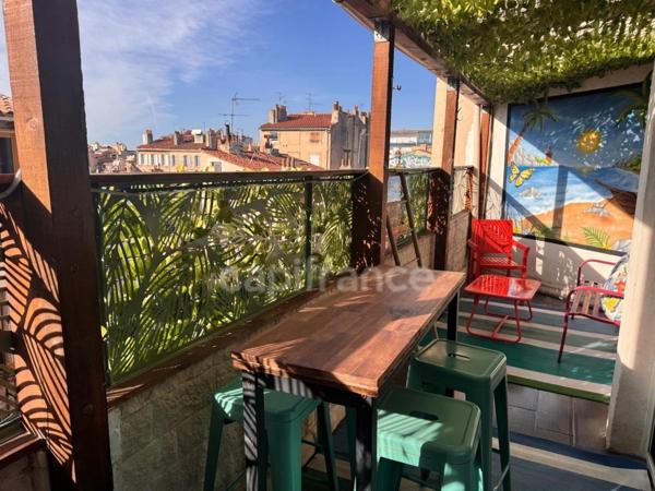 Appartement à vendre superbe 2 pièces MARSEILLE 6EME ARRONDISSEMENT (13) TERRASSE