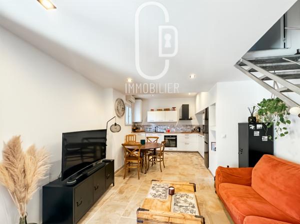 MAISON MEUBLEE T3 VILLAGE DE VENTABREN 67 M2 HABITABLES - 84 m2 AU SOL