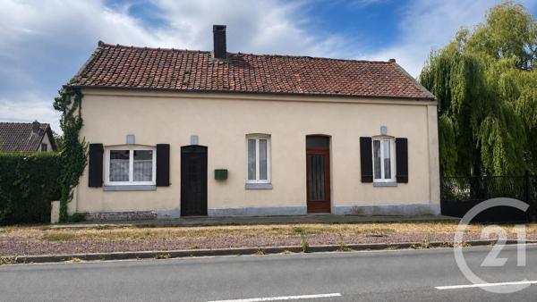 Maison à vendre  3 pièces - 68 m 2   EAUCOURT SUR SOMME  - 80