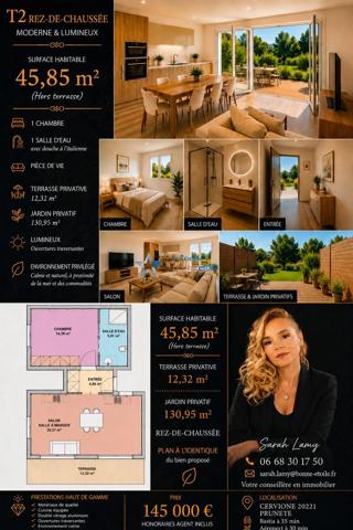 Cervione appartement 45,85 m 2