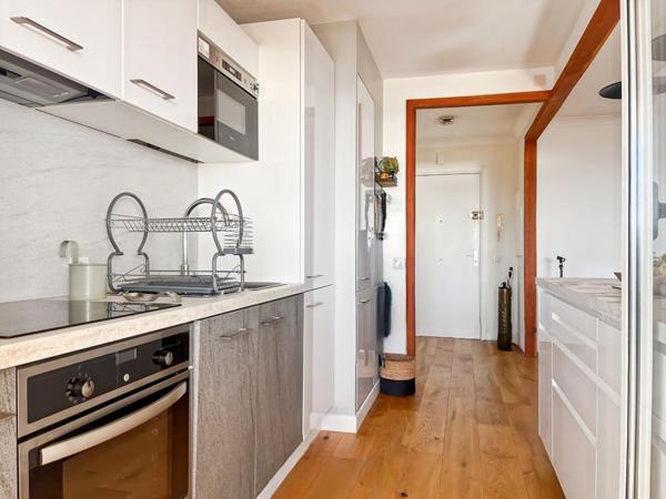 CORNICHE FLEURIE  - 2P -  AVANT DERNIER ETAGE - TERRASSE  21M2 - VUE MER - PISCINE - GARAGE