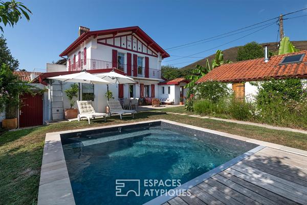 L’élégance d’une maison basque bercée par la nature