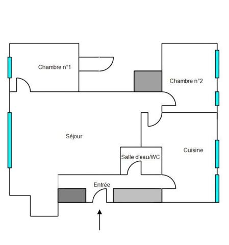 Appartement F3 à vendre  3 pièces - 127,05 m2 NICE - 06