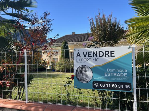 Foix (09000) EXCLUSIVITE - Tarascon sur Ariege - Maison d'architecte 4 faces de 135 m2 de plain pied sur terrain de 650m2