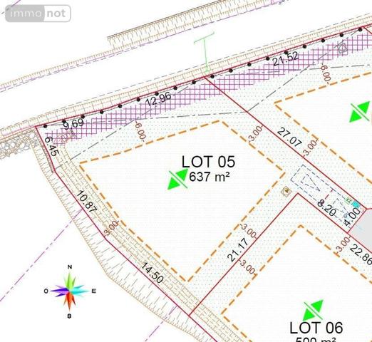 Terrain à Batir à vendre à Saint-Pons-de-Mauchiens dans l'Hérault (34230), ref : 34074-177
