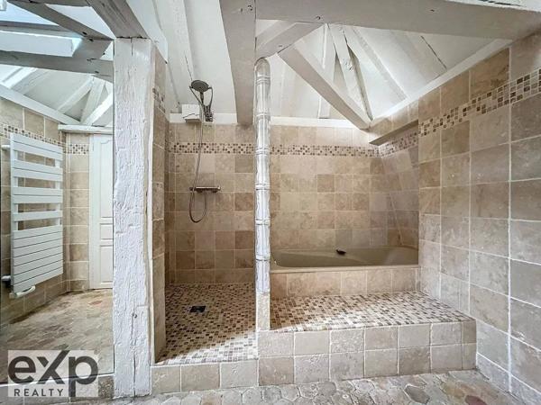 Dans le quartier le plus prisé de Mantes-la-Jolie, face à la majestueuse collégiale, cette demeure de caractère offre une vue à couper le souffle.