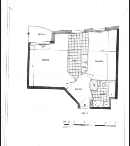 Charmant 2 pièces avec balcon et parking