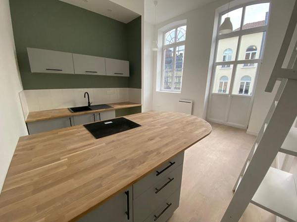 A LOUER : T2 à TOURCOING • Rue du Général Leclerc - MAIRIE DE TOURCOING • 690 € CC • Réf. 638-002