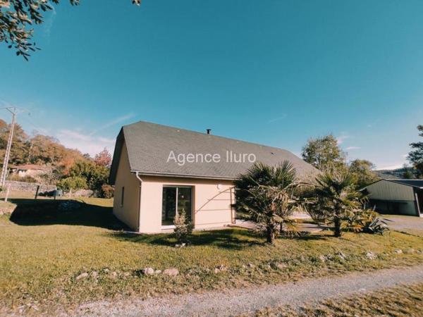 Location non meublée - Maison - Proximite oloron-sainte-marie - Réf.:2017152-1 VALLEE DE BARETOUS - ANCE - A LOUER MAISON RECENTE DE PLAIN-PIED