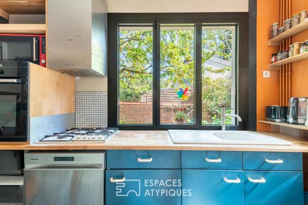 Charmante maison avec atelier et véranda