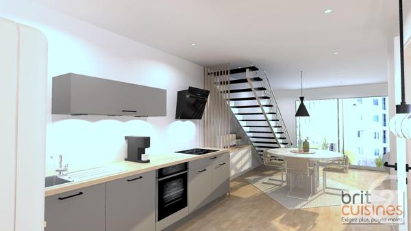 Appartement T3 à vendre  3 pièces - 74,25 m2 ST RENAN - 29