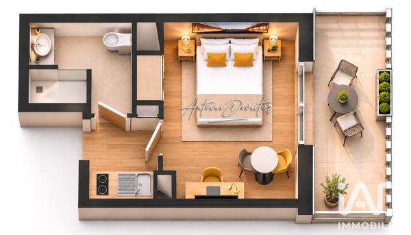 Studio à vendre 22,17 m² Toulouse