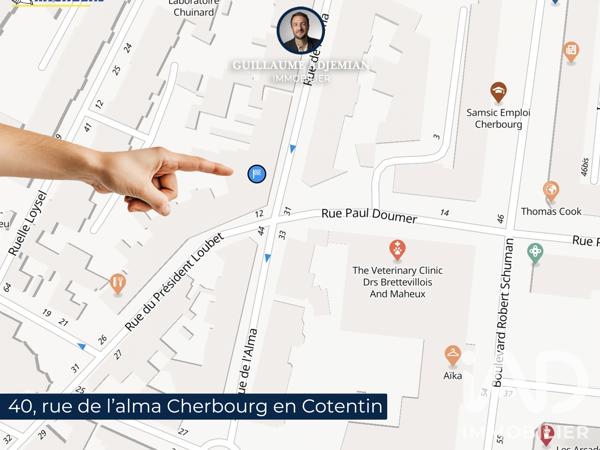 Appartement à vendre 3 pièces 46 m² Cherbourg-en-Cotentin