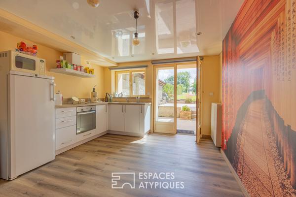 Maison avec appartement indépendant et piscine dans un écrin de verdure