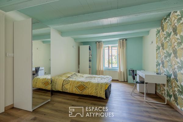 Maison avec appartement indépendant et piscine dans un écrin de verdure