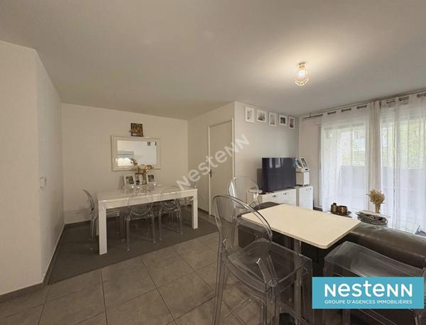 Appartement de type 4 de 85.75m² avec balcon et garage fermé situé sur le secteur de Villeurbanne La Soie.