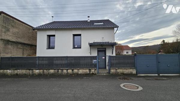 VALENTIGNEY, maison trois pièces entièrement rénovée sur 6a 63ca de terrain